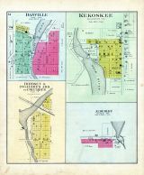 Danville, Kekoskee, Birdsey and Ingalsbe's Addition to Columbus,  Alderley, Dodge County 1890